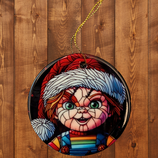 Chucky Santa Up Close - Creepmas Ornament