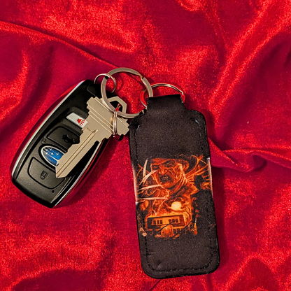 Elm Street House Freddy Chapstick/Lighter Holder Keychain