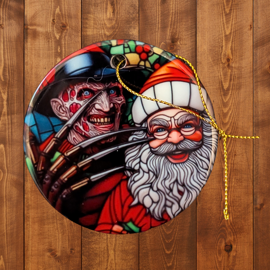 Freddy Santa & Santa - Creepmas Ornament