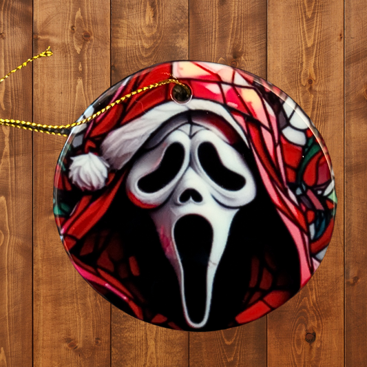 Ghostface Santa Hood - Creepmas Ornament