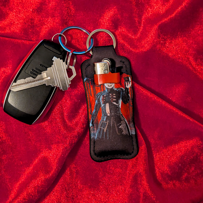 Pinhead Hellraiser Chapstick/Lighter Holder Keychain