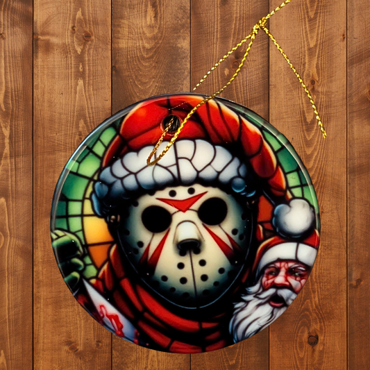 Jason Santa & Santa - Creepmas Ornament