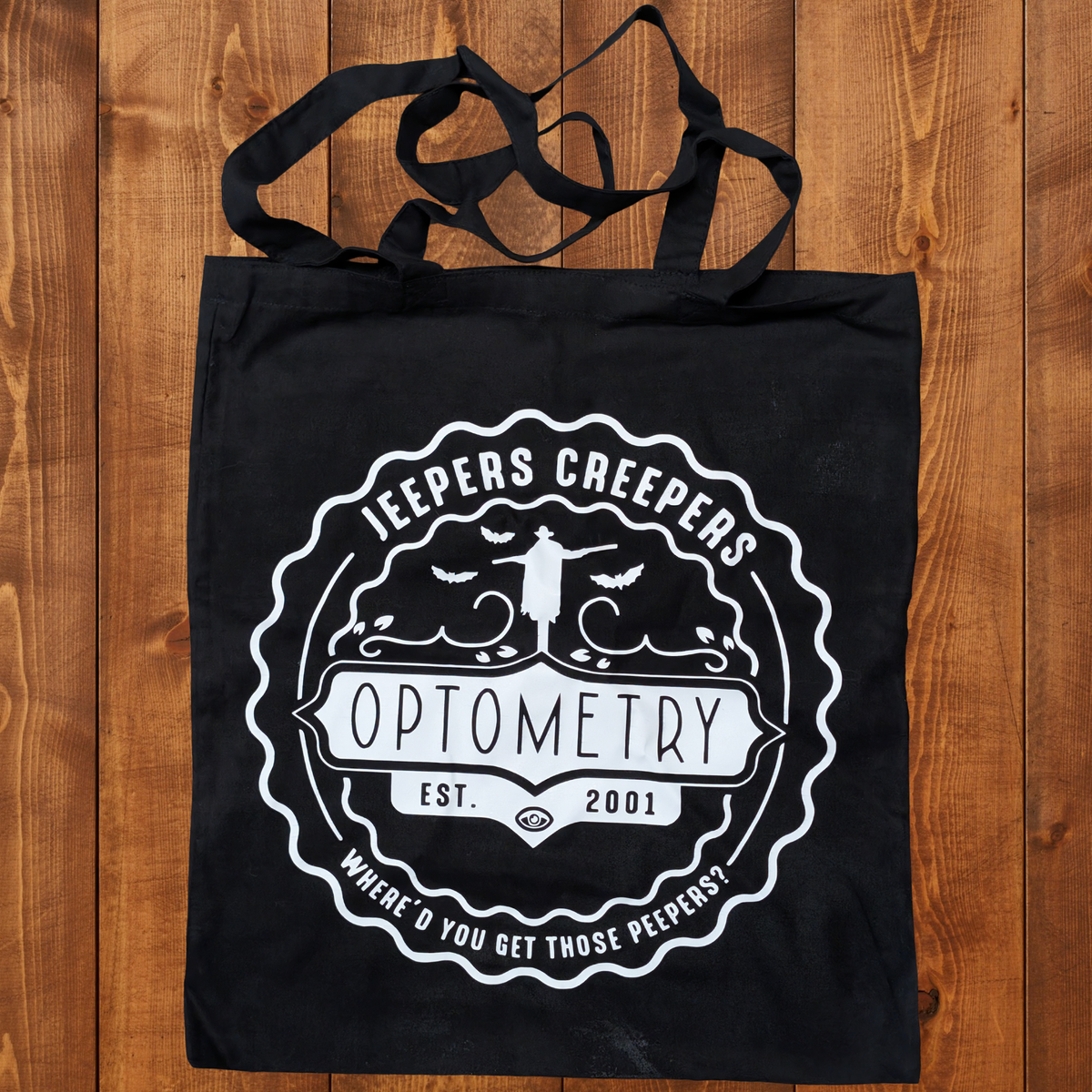 Jeepers Creepers Horror Company Tote Bag - White