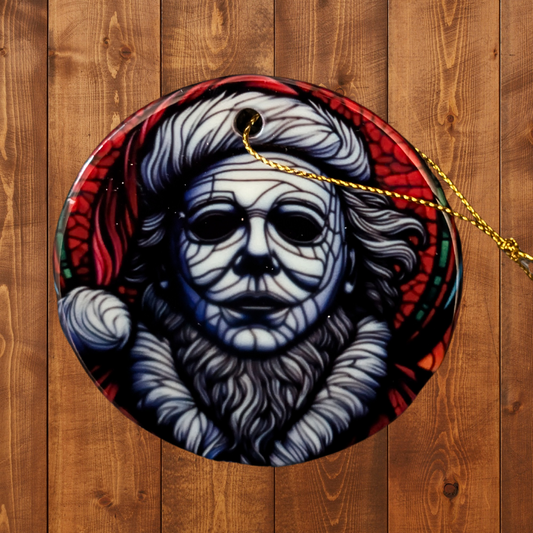 Michael Myers Santa 1 - Creepmas Ornament