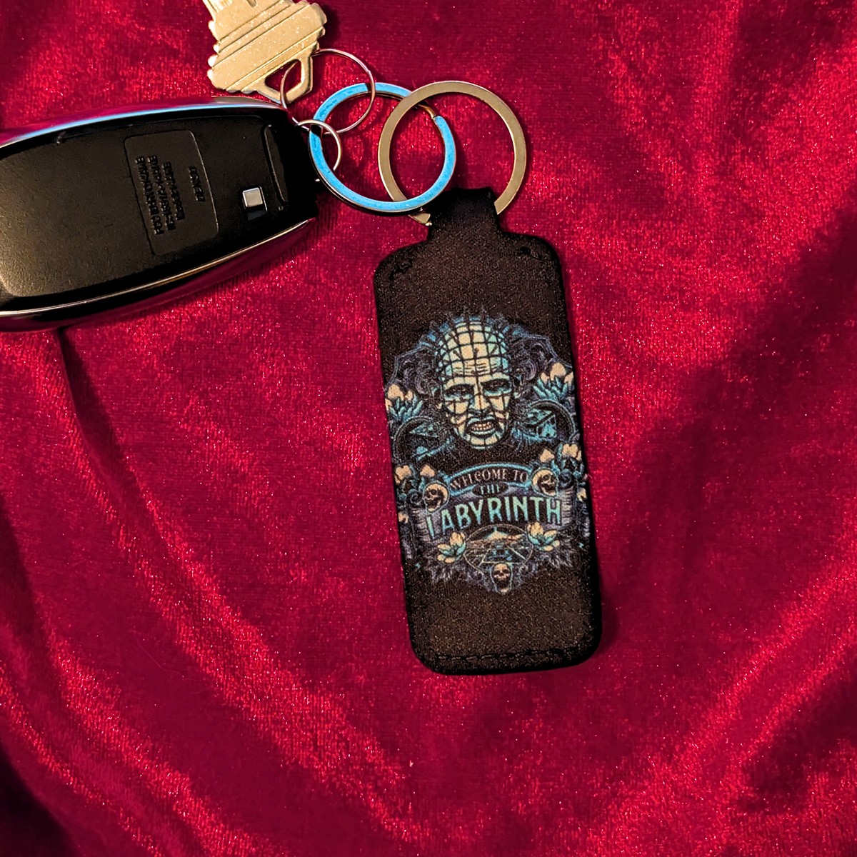 Hellraiser Labyrinth Chapstick/Lighter Holder Keychain