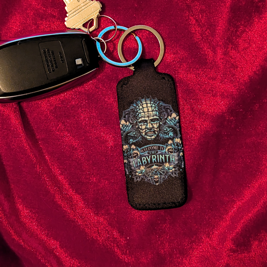 Hellraiser Labyrinth Chapstick/Lighter Holder Keychain