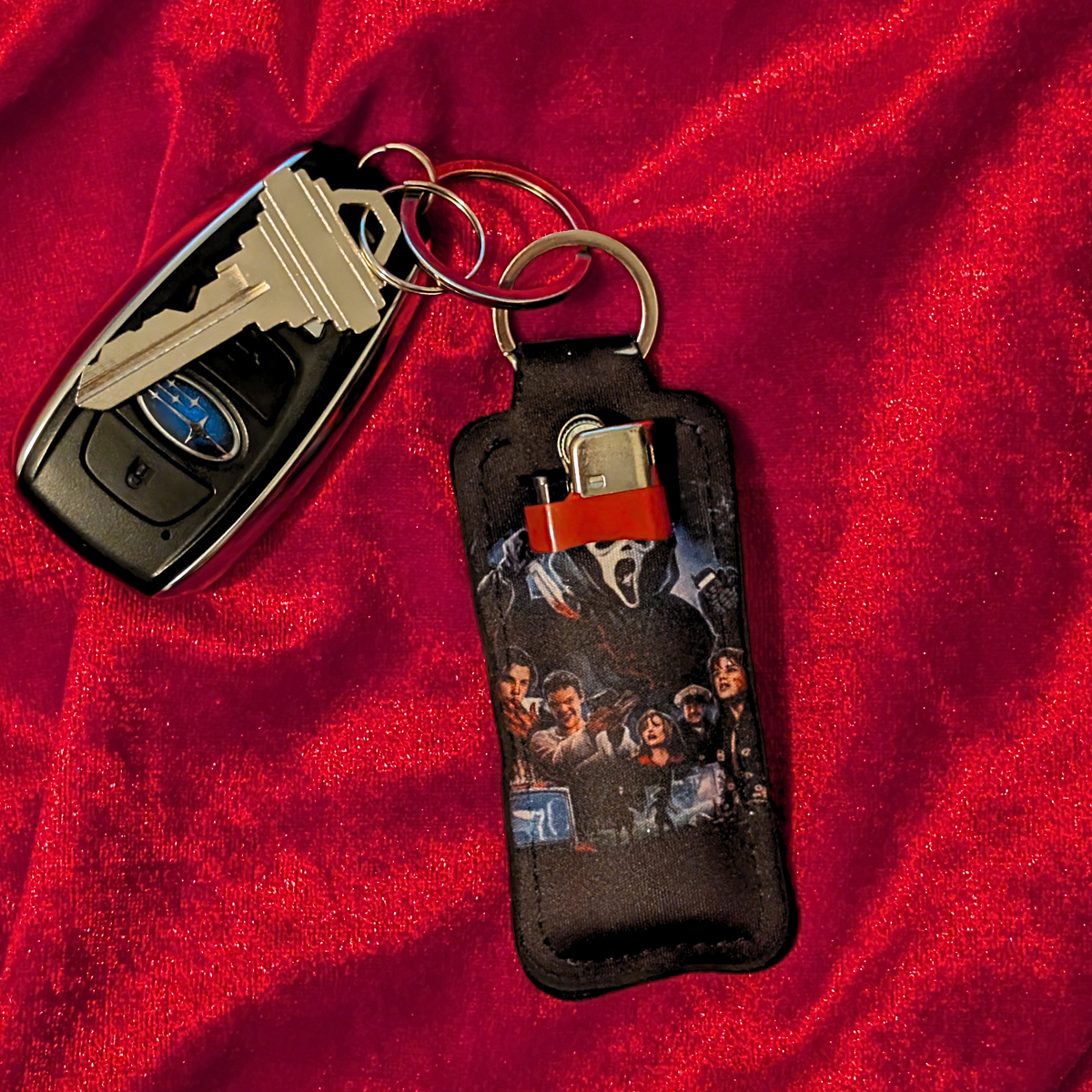 Scream Gang Chapstick/Lighter Holder Keychain